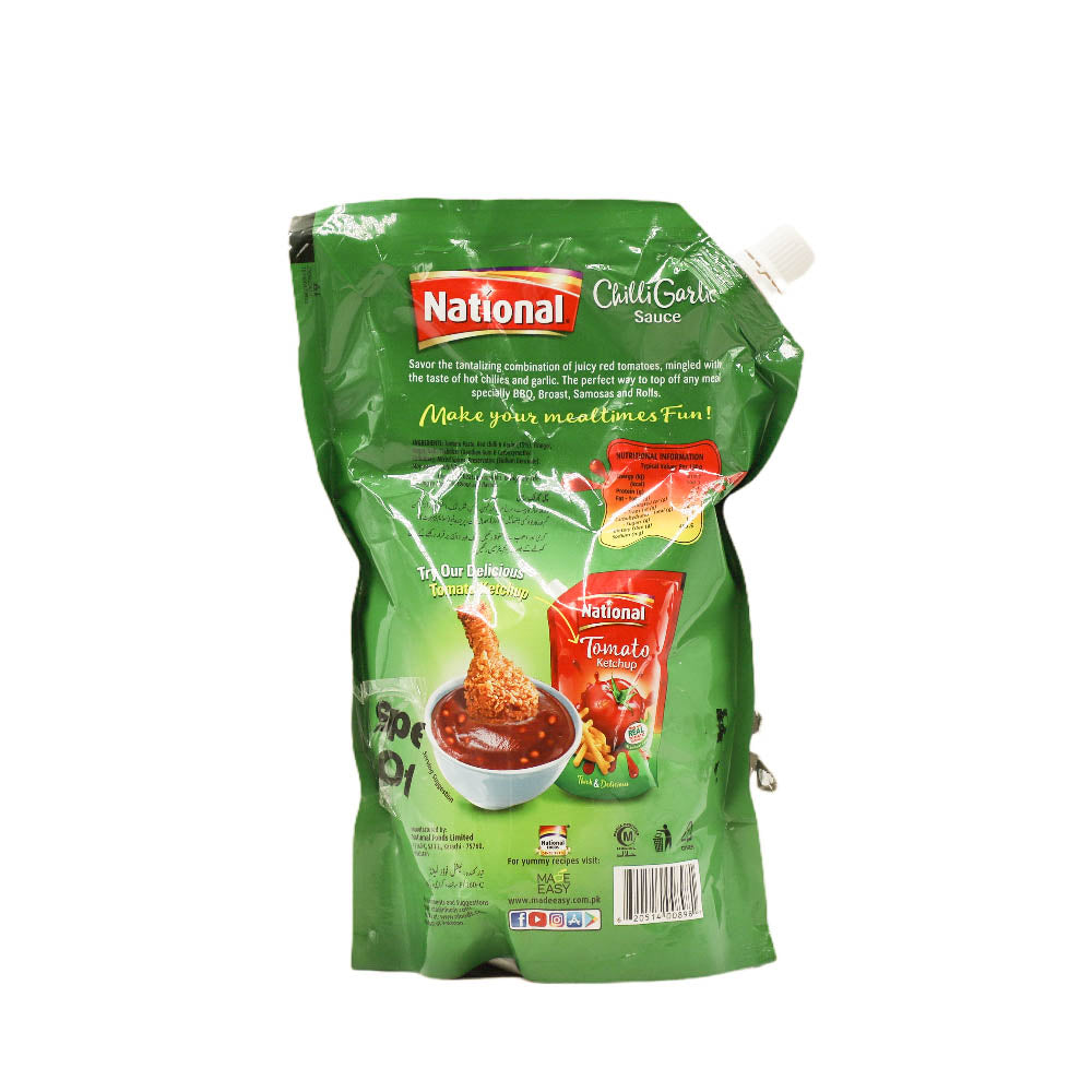 National Foods Chilli Garlic Sauce 800g Pouch
