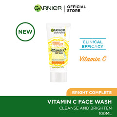 Garnier Bright Complete Fairness Face Wash 100ml